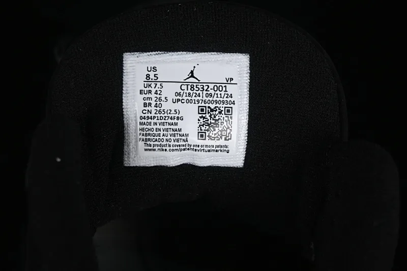 All categories Air Jordan Jordan series basketball shoes Air Jordan 3 OG version Air Jordan 3 Retro AJ3 Joe 3 midnight black retro basketball shoes CT8532-001